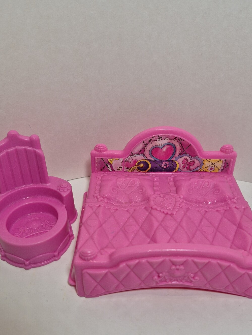 Fisher‑Price Little People Disney Princess Castle Pink Bed & Throne Talker Wand